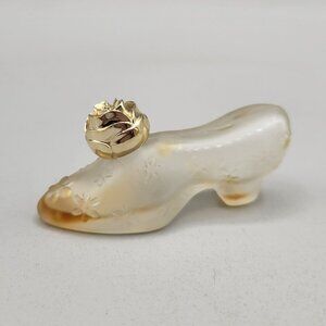 Avon Precious Slipper Sonnet Perfume Bottle 1970 Vintage Empty Shoe